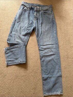 NSF Light Blue Straight Leg Jeans